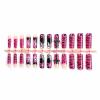 imageBABALAL Square Press on Cheetah French Tip Metallic Ball Charm Y2k Acrylic Flower Squoval Manicure Artificial Nails  24pcsANRb05