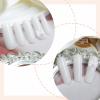 imageBABALAL Square Press on Cheetah French Tip Metallic Ball Charm Y2k Acrylic Flower Squoval Manicure Artificial Nails  24pcsANRb17