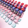 imageBABALAL Square Press on Nails Long ampamp Press on Toenails Matching Set  Red French Tip Fake Nails Press Nail Art Tips Glue on Nails Supplies Full Cover False Toe Nails Design 48Pcs DIY AcrylicANnt001
