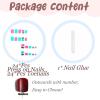 imageBABALAL Square Press on Nails Long ampamp Press on Toenails Matching Set  Red French Tip Fake Nails Press Nail Art Tips Glue on Nails Supplies Full Cover False Toe Nails Design 48Pcs DIY AcrylicANht111