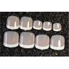 imageBABALAL Square Press on Nails Long ampamp Press on Toenails Matching Set  Red French Tip Fake Nails Press Nail Art Tips Glue on Nails Supplies Full Cover False Toe Nails Design 48Pcs DIY AcrylicANnt002