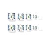 imageBABALAL Square Press on Toenails Short Fake Toenails and Fake Toenails with Nail Glue Sliver Glitter Glue on Nails 24pcs Acrylic Toenails with Diamond Designs False Toenails for Women and GirlsJZJA05