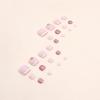 imageBABALAL Square Press on Toenails Short Fake Toenails and Fake Toenails with Nail Glue Sliver Glitter Glue on Nails 24pcs Acrylic Toenails with Diamond Designs False Toenails for Women and GirlsJZJA013