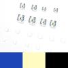 imageBABALAL Square Press on Toenails Short Fake Toenails and Fake Toenails with Nail Glue Sliver Glitter Glue on Nails 24pcs Acrylic Toenails with Diamond Designs False Toenails for Women and GirlsJZJA05