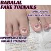imageBABALAL Square Press on Toenails Short Fake Toenails and Fake Toenails with Nail Glue Sliver Glitter Glue on Nails 24pcs Acrylic Toenails with Diamond Designs False Toenails for Women and GirlsJZJA023