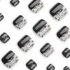 imageBABALAL Square Press on Toenails Short Fake Toenails and Fake Toenails with Nail Glue Sliver Glitter Glue on Nails 24pcs Acrylic Toenails with Diamond Designs False Toenails for Women and GirlsJZJA022a