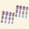 imageBABALAL Stiletto PressOn Nails  24Pc Almond Thick fake Nails GlueOns Brown Black Glitter Bling Acrylic Fall False NailsAND10