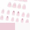 imageBABALAL Stiletto PressOn Nails  24Pc Almond Thick fake Nails GlueOns Brown Black Glitter Bling Acrylic Fall False NailsAND24