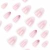 imageBABALAL Stiletto PressOn Nails  24Pc Almond Thick fake Nails GlueOns Brown Black Glitter Bling Acrylic Fall False NailsAND24