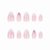 imageBABALAL Stiletto PressOn Nails  24Pc Almond Thick fake Nails GlueOns Brown Black Glitter Bling Acrylic Fall False NailsAND24