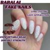 imageBABALAL Stiletto PressOn Nails  24Pc Almond Thick fake Nails GlueOns Brown Black Glitter Bling Acrylic Fall False NailsAND25