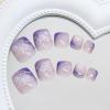 imageBABALAL Toe Nails Press on Orange Fake Toenails with Design Acrylic Toe Nails Cocoa Palm False Toenails 24Pcs Manicure French Tip Stick on Toenails for Women Girls Summer Full Cover Gel Toenails ArtBNjzj18