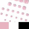 imageBABALAL Toe Nails Press on Orange Fake Toenails with Design Acrylic Toe Nails Cocoa Palm False Toenails 24Pcs Manicure French Tip Stick on Toenails for Women Girls Summer Full Cover Gel Toenails ArtBNjzj01