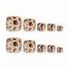 imageBABALAL Toe Nails Press on Orange Fake Toenails with Design Acrylic Toe Nails Cocoa Palm False Toenails 24Pcs Manicure French Tip Stick on Toenails for Women Girls Summer Full Cover Gel Toenails ArtBNjzj11
