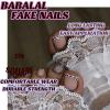 imageBABALAL Toe Nails Press on Orange Fake Toenails with Design Acrylic Toe Nails Cocoa Palm False Toenails 24Pcs Manicure French Tip Stick on Toenails for Women Girls Summer Full Cover Gel Toenails ArtBNjzj01