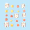 imageBABALAL Toe Nails Press on Orange Fake Toenails with Design Acrylic Toe Nails Cocoa Palm False Toenails 24Pcs Manicure French Tip Stick on Toenails for Women Girls Summer Full Cover Gel Toenails ArtBNjzj03