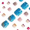 imageBABALAL Toe Nails Press on Orange Fake Toenails with Design Acrylic Toe Nails Cocoa Palm False Toenails 24Pcs Manicure French Tip Stick on Toenails for Women Girls Summer Full Cover Gel Toenails ArtBNjzj13