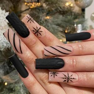 imageBABALAL Press on Nails Long Square Fake Nails Rainbow French Tip Glue on Nails 3D Bear Soft Candy Charm Acrylic Nails Heart False Nails 24Pcs Squoval Cute Summer Manicure Stick on NailsANV12
