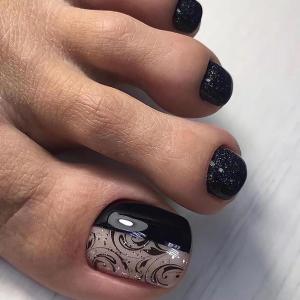 imageBABALAL Square Press on Toenails Short Fake Toenails and Fake Toenails with Nail Glue Sliver Glitter Glue on Nails 24pcs Acrylic Toenails with Diamond Designs False Toenails for Women and GirlsJZJA022a