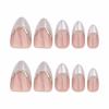 imageBABALAL Almond Press on Nails Medium  Orange Summer Fake Nails 3D Texture Design Floral Handmade Acrylic Nails Supplies 24Pcs Stiletto Manicure Stick on False Nails Art Artificial NailsBNE200
