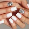 imageBABALAL Brown Press on Nails Medium Oval Fake Nails Fall Chrome Glue on Nails 24Pcs Cat Eye Shiny Round Acrylic Nails Manicure Stick on Nails for Women and GirlsNailB06white