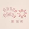 imageBABALAL Brown Press on Nails Medium Oval Fake Nails Fall Chrome Glue on Nails 24Pcs Cat Eye Shiny Round Acrylic Nails Manicure Stick on Nails for Women and GirlsNailB12