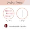 imageBABALAL Coffin Press on Nails Cute Acrylic Nails Long Ballerina Fake Nails Glossy Blue Pink Glue on Nails 3D Heart Charm Design for Women and GirlsCRJL09
