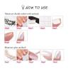 imageBABALAL French Nails 24Pcs Short Nude Fake Nails Natural Full Cover Nail Tips for Women and Girls