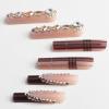 imageBABALAL Long Square Press on Nails French Tip Fake Nails Red Sliver False Nails with Bow Rhinestone Charm Designs Long Square Nail Press ons Sparkly Bling Nails Supplies Stick on Nails for Women 24PcsBNB103