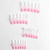 imageBABALAL Long Square Press on Nails French Tip Fake Nails Red Sliver False Nails with Bow Rhinestone Charm Designs Long Square Nail Press ons Sparkly Bling Nails Supplies Stick on Nails for Women 24PcsBNB106