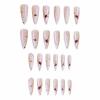 imageBABALAL Long Stiletto Press on Nails Almond Fake Nails Black Goth Acrylic Nails Supplies Blue Butterfly Y2k Glue on Nails Art 24Pcs Glossy Manicure Artificial Nails Full Cover False NailsBND09