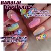 imageBABALAL Long Stiletto Press on Nails Almond Fake Nails Black Goth Acrylic Nails Supplies Blue Butterfly Y2k Glue on Nails Art 24Pcs Glossy Manicure Artificial Nails Full Cover False NailsBND117