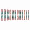 imageBABALAL Long Stiletto Press on Nails Almond Fake Nails Black Goth Acrylic Nails Supplies Blue Butterfly Y2k Glue on Nails Art 24Pcs Glossy Manicure Artificial Nails Full Cover False NailsBND111