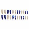 imageBABALAL Long Stiletto Press on Nails Almond Fake Nails Flower Glue on Nails Acrylic Nails with Charm Rose Luxury False Nails 24Pcs Gold Glitter Bling Full Cover Artificial Nails for Women GirlsBNF03
