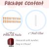 imageBABALAL Long Stiletto Press on Nails Almond Fake Nails Flower Glue on Nails Acrylic Nails with Charm Rose Luxury False Nails 24Pcs Gold Glitter Bling Full Cover Artificial Nails for Women GirlsBNF07