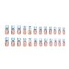 imageBABALAL Long Stiletto Press on Nails Almond Fake Nails Flower Glue on Nails Acrylic Nails with Charm Rose Luxury False Nails 24Pcs Gold Glitter Bling Full Cover Artificial Nails for Women GirlsBNF05