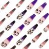 imageBABALAL Long Stiletto Press on Nails Almond Fake Nails Flower Glue on Nails Acrylic Nails with Charm Rose Luxury False Nails 24Pcs Gold Glitter Bling Full Cover Artificial Nails for Women GirlsBNF16