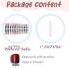 imageBABALAL Long Stiletto Press on Nails Almond Fake Nails Flower Glue on Nails Acrylic Nails with Charm Rose Luxury False Nails 24Pcs Gold Glitter Bling Full Cover Artificial Nails for Women GirlsBNF13