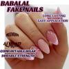 imageBABALAL Press on Nails Almond Medium Fake Nails Brown Glue on Nails Cheetah Print Y2k Design Acrylic Nails 24Pcs Stiletto False Nails Glossy Manicure Artificial Nails01A017