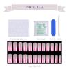 imageBABALAL Press on Nails Almond Medium Fake Nails Brown Glue on Nails Cheetah Print Y2k Design Acrylic Nails 24Pcs Stiletto False Nails Glossy Manicure Artificial NailsMulticolored