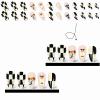 imageBABALAL Press on Nails Almond Medium Fake Nails Brown Glue on Nails Cheetah Print Y2k Design Acrylic Nails 24Pcs Stiletto False Nails Glossy Manicure Artificial Nails01A015