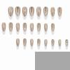 imageBABALAL Press on Nails Medium Almond Fake Nails Pink French Tip Glue on Nails Heart Acrylic Nails Valentine Day Romantic Stick on Nails 24Pcs Glossy Manicure Stick on Nails Stiletto Artificial NailsANW16
