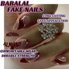 imageBABALAL Press on Nails Medium Almond Fake Nails Pink French Tip Glue on Nails Heart Acrylic Nails Valentine Day Romantic Stick on Nails 24Pcs Glossy Manicure Stick on Nails Stiletto Artificial NailsANW09