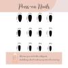 imageBABALAL Press on Nails Medium Almond Fake Nails Pink French Tip Glue on Nails Heart Acrylic Nails Valentine Day Romantic Stick on Nails 24Pcs Glossy Manicure Stick on Nails Stiletto Artificial NailsANW16
