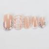 imageBABALAL Press on Nails Short Oval Fake Nails Purple Lavender Fench Tip Glue on Nails Lilac Acrylic Nails Cute Trendy False Nails 24Pcs Glossy Round Full Cover Artificial Nails for Women GirlsBNG10
