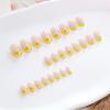 imageBABALAL Press on Nails Short Oval Fake Nails Purple Lavender Fench Tip Glue on Nails Lilac Acrylic Nails Cute Trendy False Nails 24Pcs Glossy Round Full Cover Artificial Nails for Women GirlsBNG09