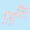 imageBABALAL Press on Nails Short Oval Fake Nails Purple Lavender Fench Tip Glue on Nails Lilac Acrylic Nails Cute Trendy False Nails 24Pcs Glossy Round Full Cover Artificial Nails for Women GirlsBNG07