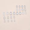 imageBABALAL Press on Nails Short Oval Fake Nails Purple Lavender Fench Tip Glue on Nails Lilac Acrylic Nails Cute Trendy False Nails 24Pcs Glossy Round Full Cover Artificial Nails for Women GirlsBNG12