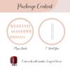imageBABALAL Press on Nails Short Round Fake Nails Glossy Glue on Nails with Design Short Nails 24Pcs Oval Acrylic Nails for Women and GirlsNAILR03