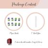 imageBABALAL Press on Nails Short Round Fake Nails Glossy Glue on Nails with Design Short Nails 24Pcs Oval Acrylic Nails for Women and GirlsNAILR08